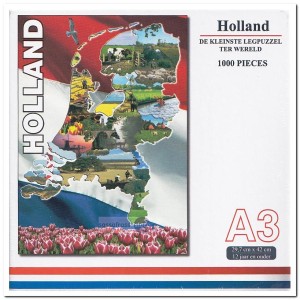 Holland, de kleinste legpuzzel ter wereld - 1000 Stukjes