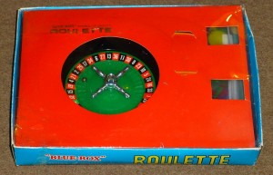 Blue-Box Roulette Spel  (Vintage - Reis variant)