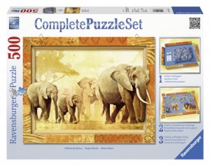 Puzzle Complete: Afrikaanse Reuzen - Ravensburger - 500 Stukjes